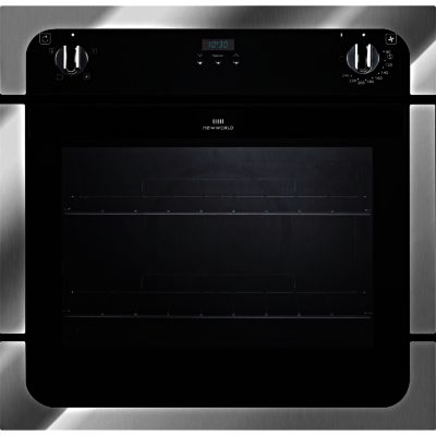 New World NW601FP Single Programmable Electric Fan Oven in Chrome New World NW601FP Single Programmable Electric Fan Oven in Chrome